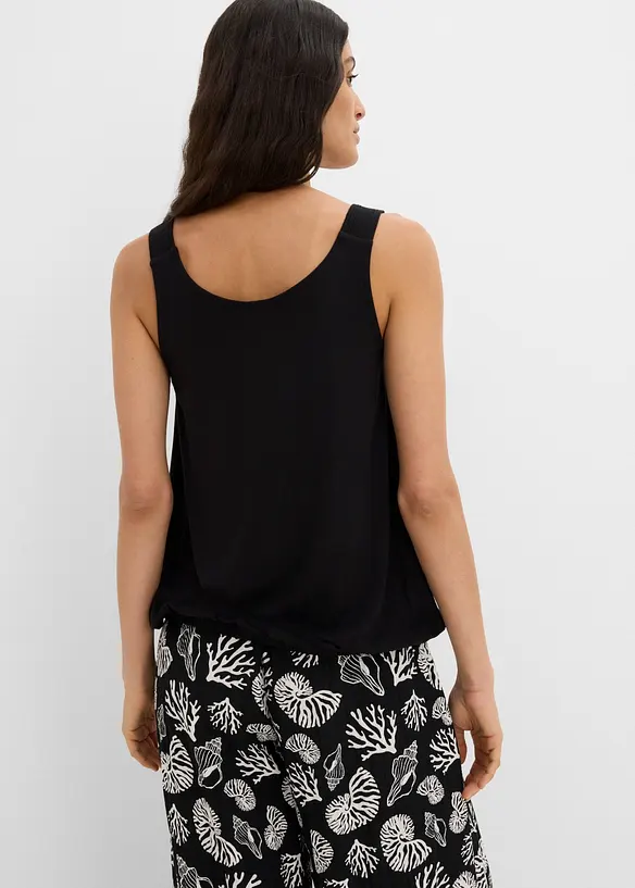 Top in misto viscosa, bonprix