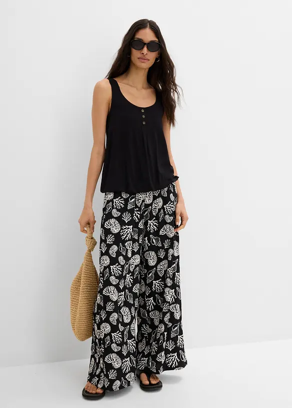 Top in misto viscosa, bonprix