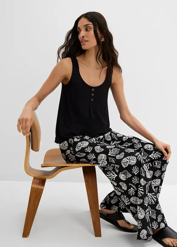 Top in misto viscosa, bonprix