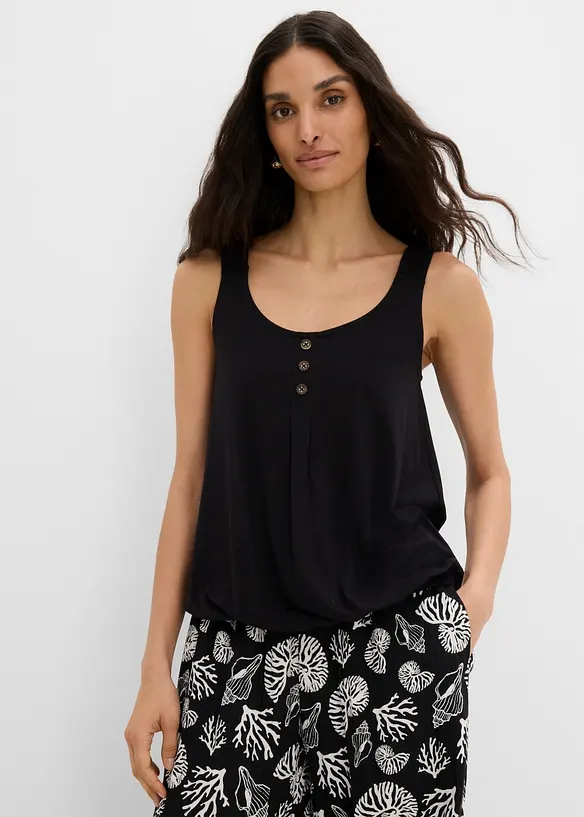 Top in misto viscosa, bonprix
