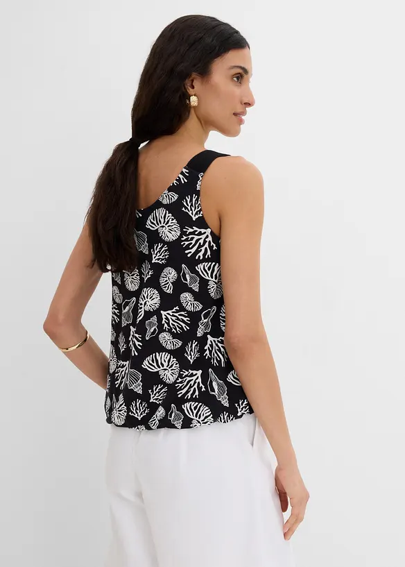 Top in misto viscosa, bonprix