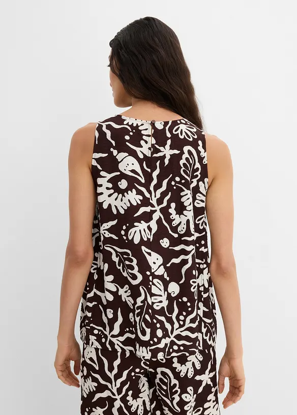Top con viscosa fluida, bonprix
