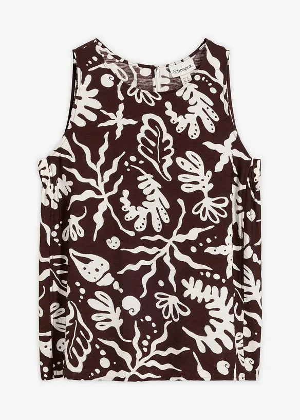 Top con viscosa fluida, bonprix