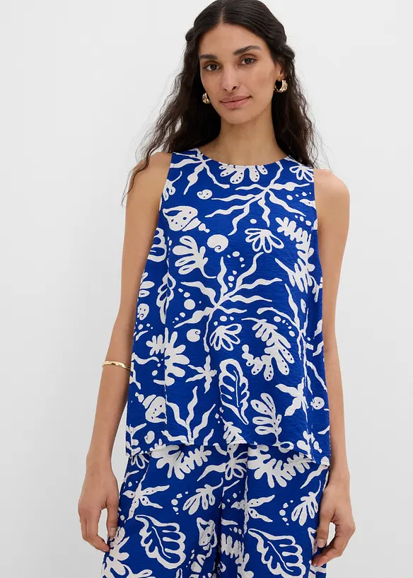 Top con viscosa fluida, bonprix