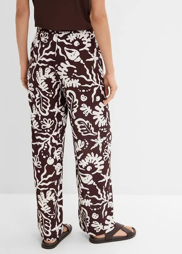 Pantaloni larghi in morbida viscosa, bonprix