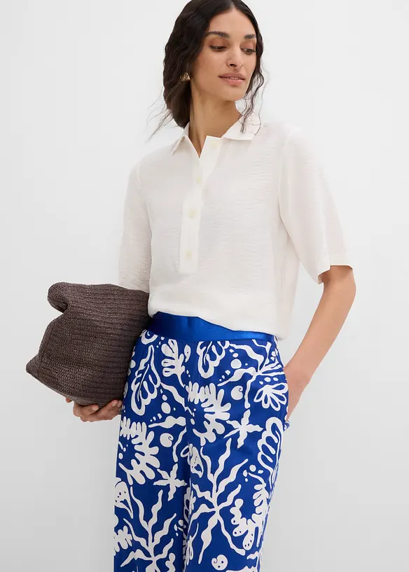 Pantaloni larghi in morbida viscosa, bonprix