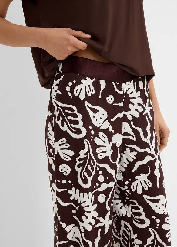 Pantaloni larghi in morbida viscosa, bonprix