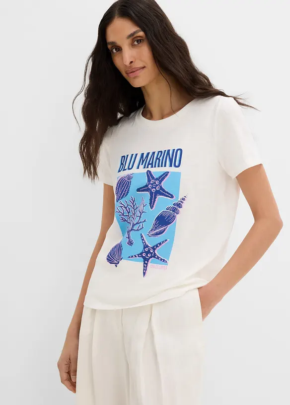 T-shirt in puro cotone biologico, bonprix