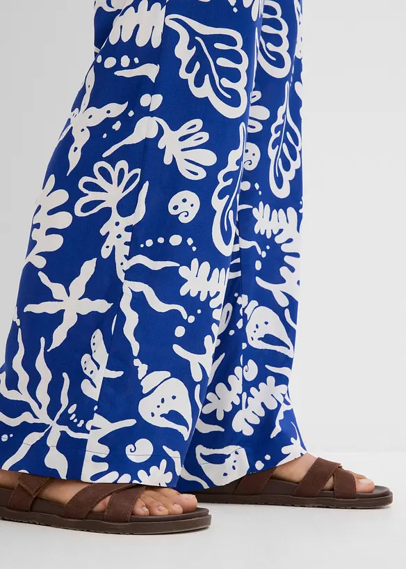 Pantaloni larghi in morbida viscosa, bonprix