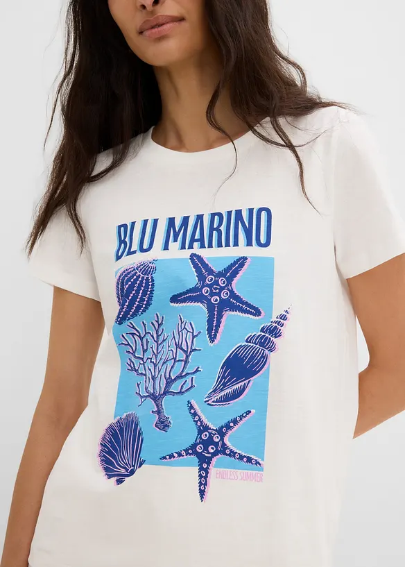 T-shirt in puro cotone biologico, bonprix