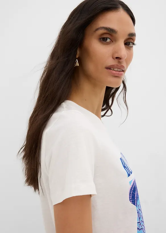 T-shirt in puro cotone biologico, bonprix
