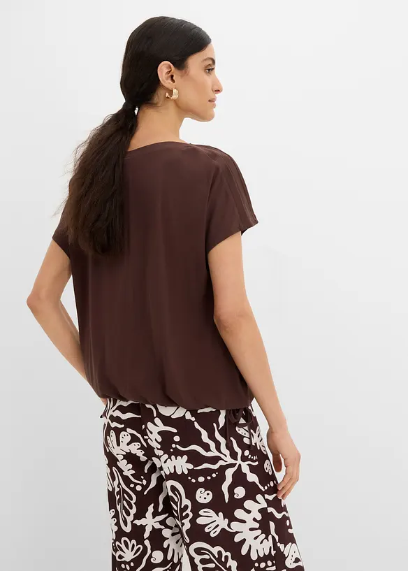 T-shirt con viscosa fluida, bonprix