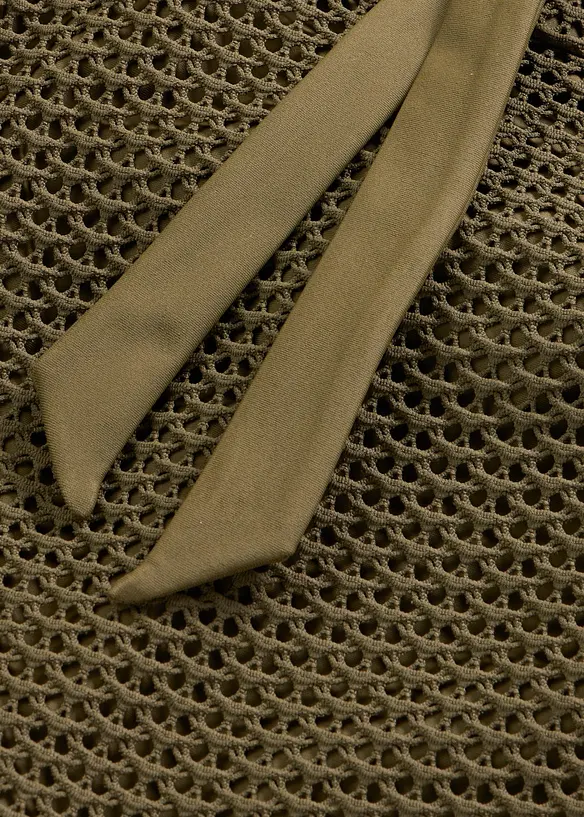 Costume intero effetto uncinetto all'americana, bonprix