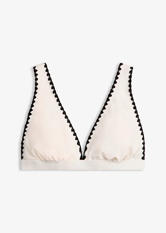 Reggiseno bikini con ricamo, bonprix