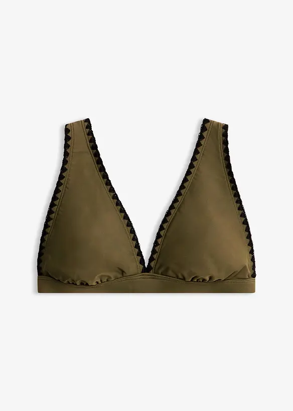 Reggiseno bikini con ricamo, bonprix