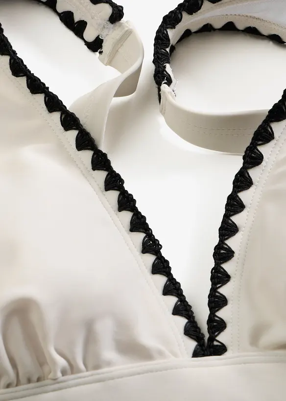 Reggiseno bikini con ricamo, bonprix