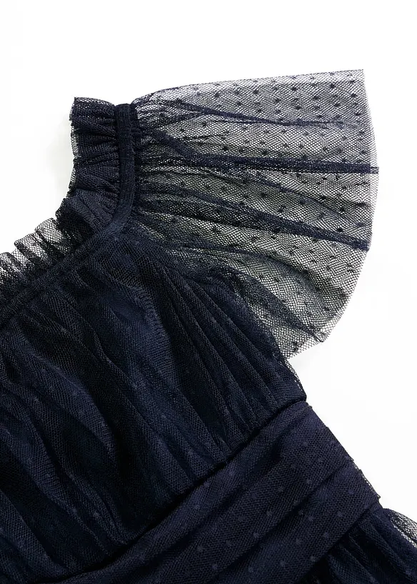 Abito lungo in tulle delicato, bonprix