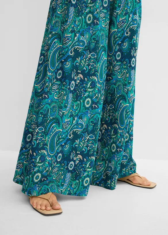 Pantaloni a palazzo in viscosa fluente, bonprix