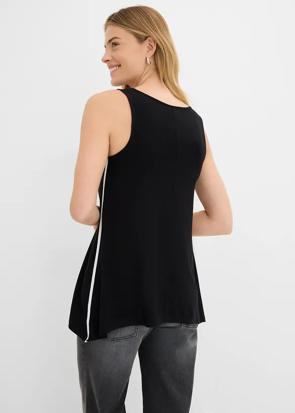 Top lungo in morbida viscosa, bonprix