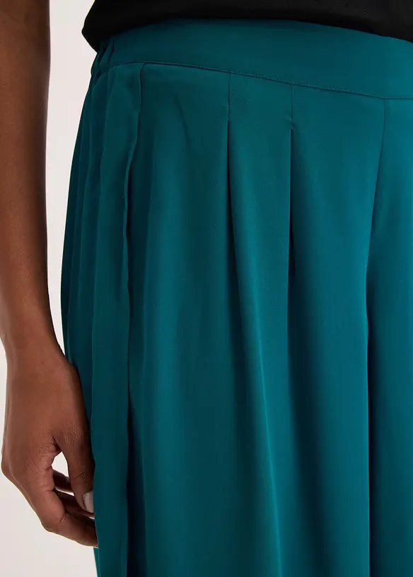 Pantaloni a palazzo con spacchi, bonprix