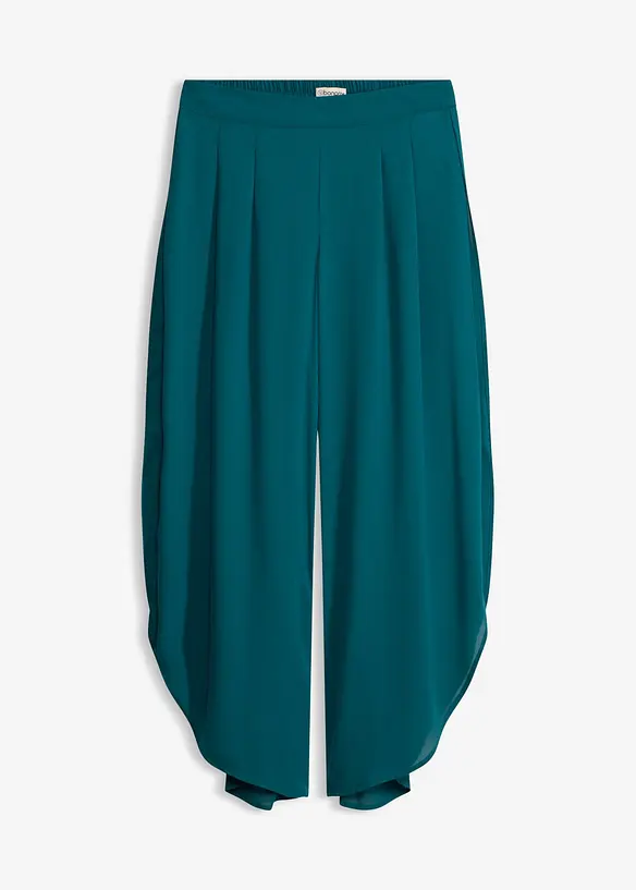 Pantaloni a palazzo con spacchi, bonprix