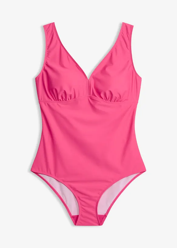 Costume intero con scollatura a V ed effetto modellante medio, bonprix