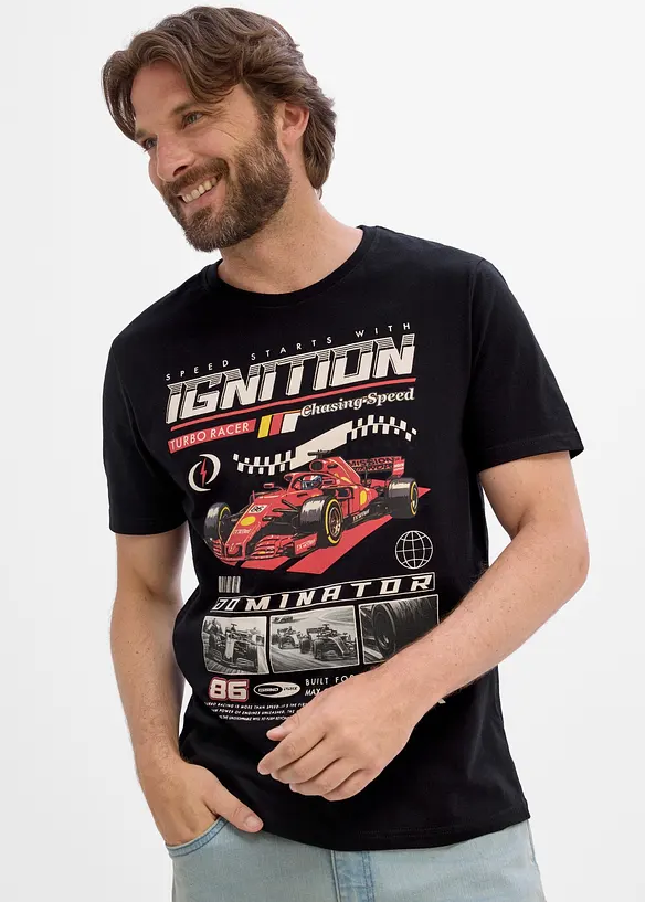 T-shirt in puro cotone biologico, bonprix