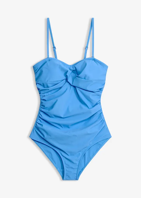 Costume intero con dettaglio incrociato ed effetto modellante leggero, bonprix