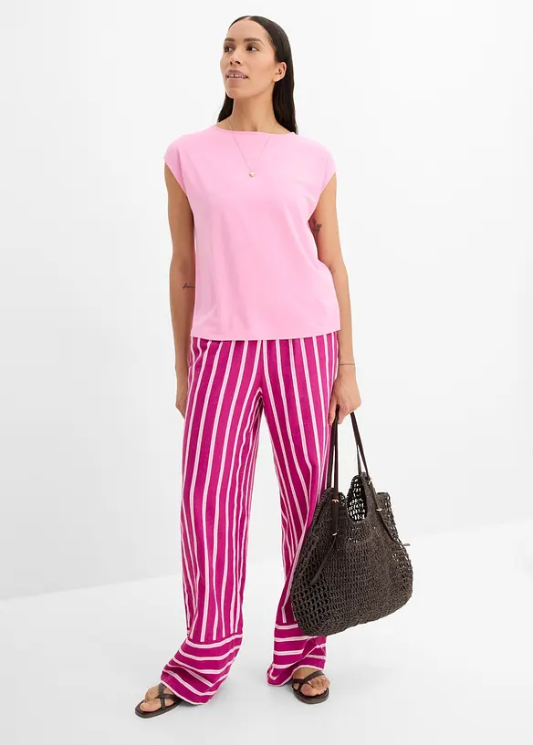 Maxi maglia in misto viscosa morbido, bonprix