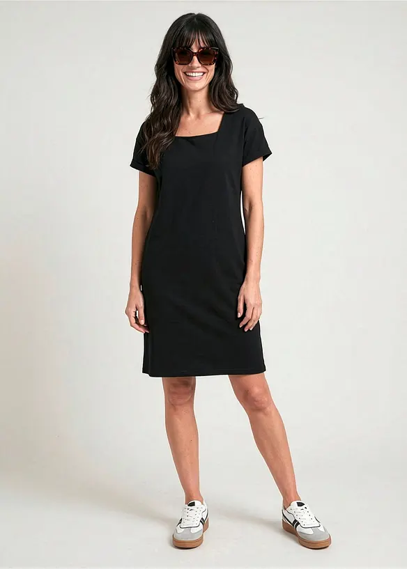 Abito di jersey con puro cotone biologico, bonprix