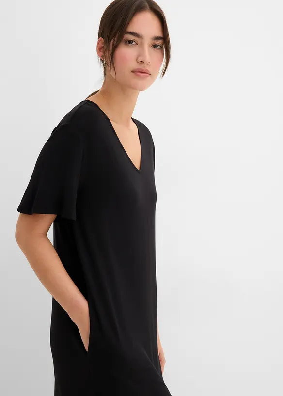 Abito in jersey di misto viscosa, bonprix
