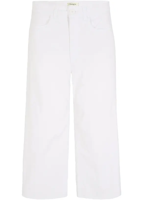 Jeans cropped wide fit, bonprix