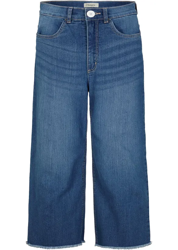 Jeans cropped wide fit, bonprix