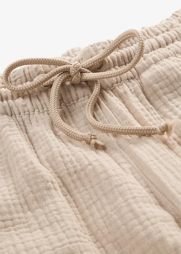 Pantaloni a palazzo in mussola leggera, bonprix