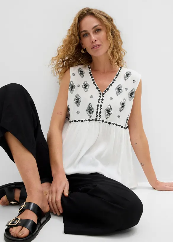 Top in viscosa fluida, bonprix