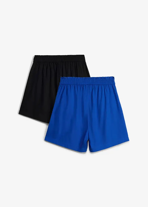 Shorts in morbida viscosa con elastico in vita (pacco da 2), bonprix