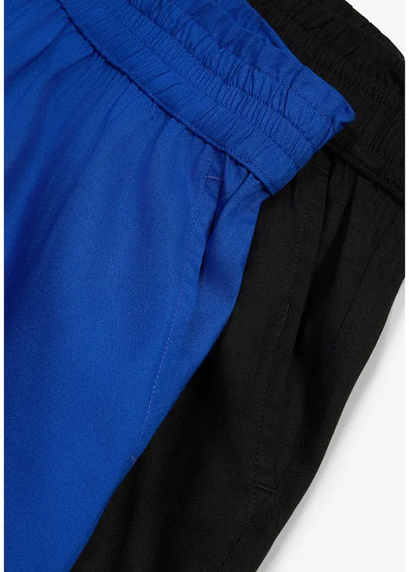 Shorts in morbida viscosa con elastico in vita (pacco da 2), bonprix