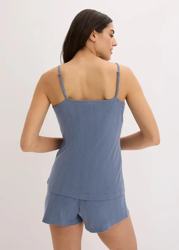 Pigiama estivo in jersey pointoille, bonprix