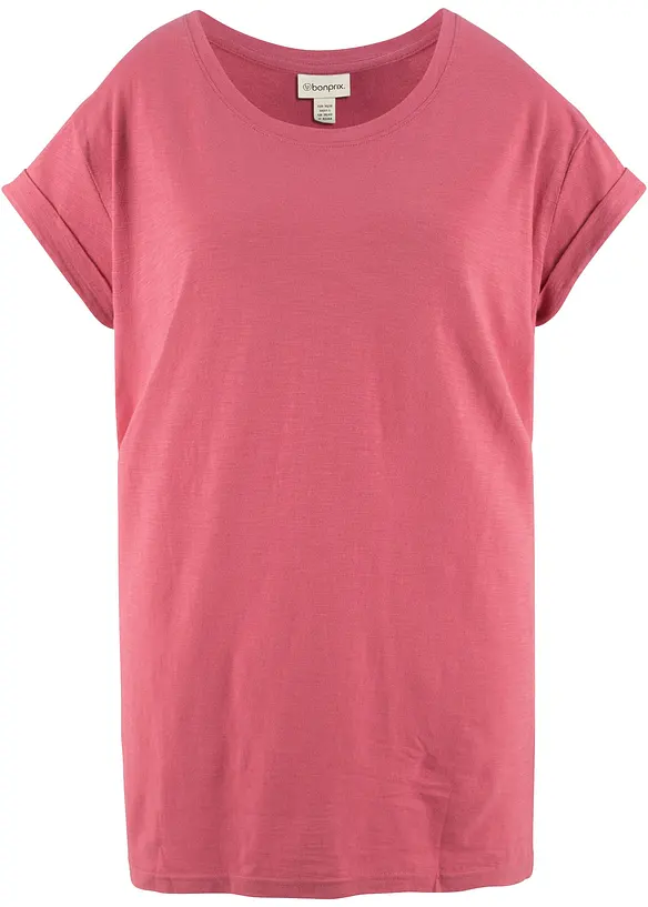 T-shirt lunga in puro cotone, bonprix