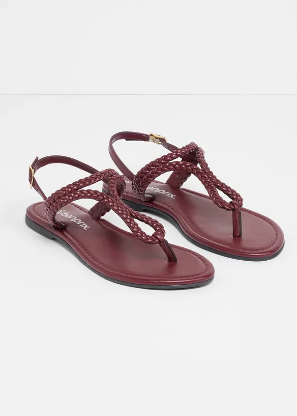 Sandali infradito intrecciati, bonprix