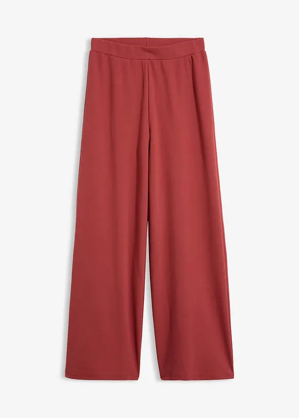 Pantaloni larghi in piquet, bonprix
