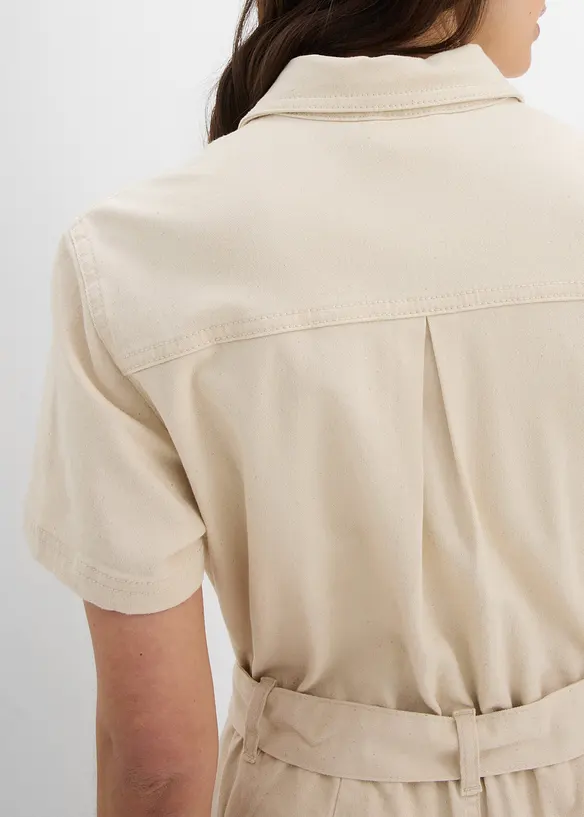 Tuta corta in jeans, bonprix