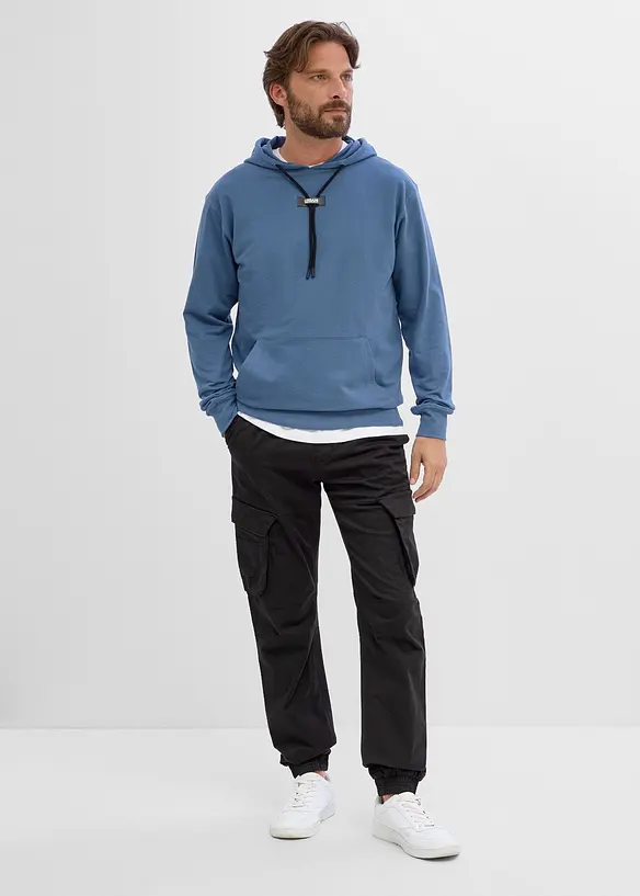 Pantaloni cargo con elastico in vita regular fit, straight, bonprix
