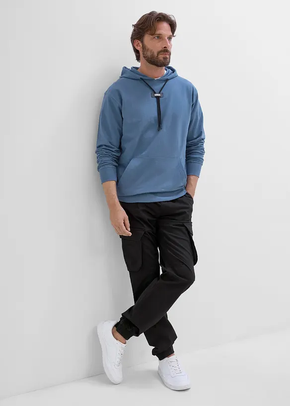 Pantaloni cargo con elastico in vita regular fit, straight, bonprix
