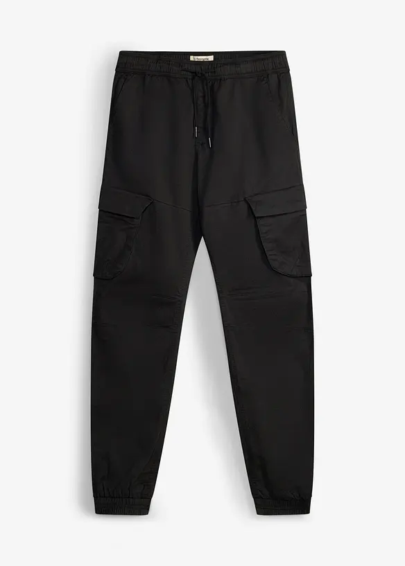 Pantaloni cargo con elastico in vita regular fit, straight, bonprix
