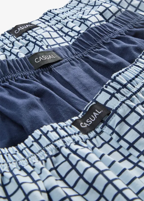 Boxer larghi in jersey di cotone (pacco da 3), bonprix