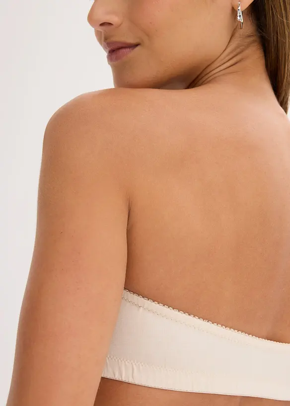 Reggiseno a fascia con cotone biologico (pacco da 2), bonprix