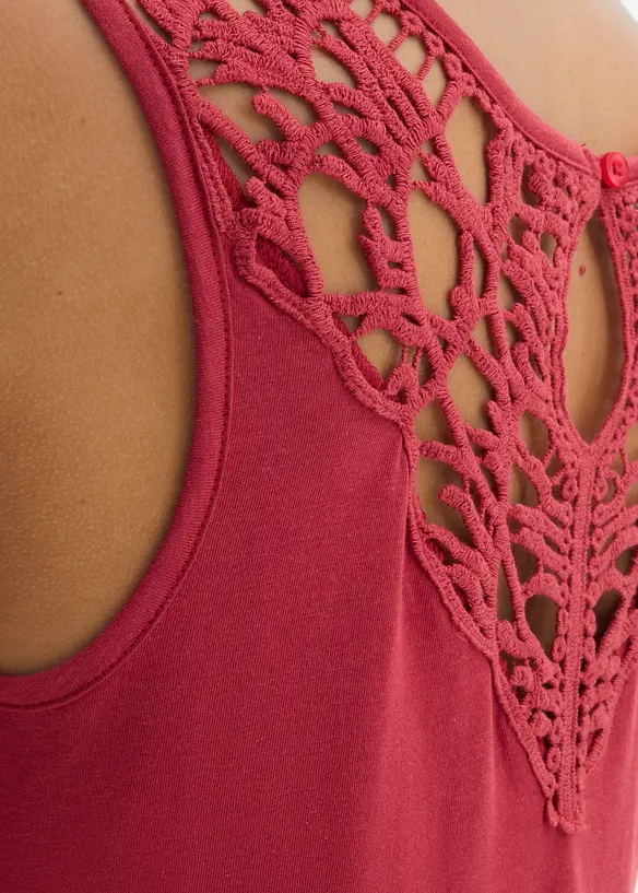 Top con pizzo, bonprix