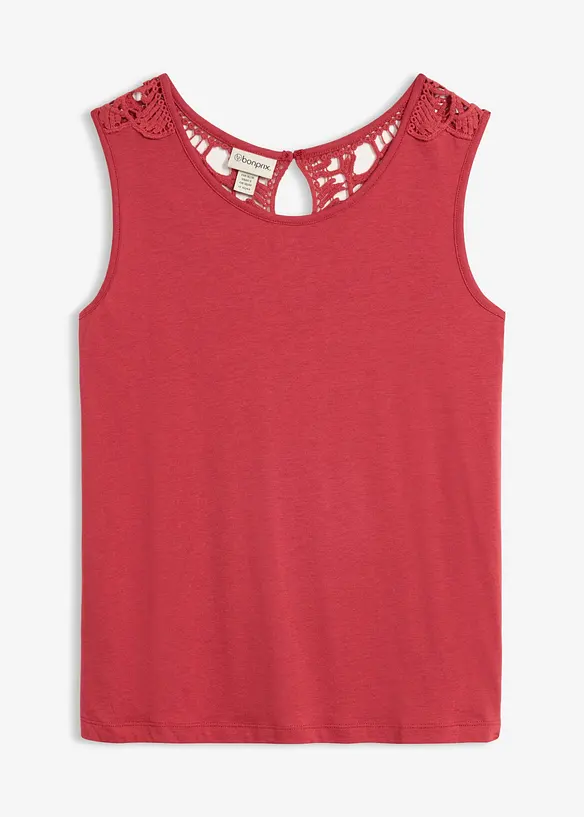 Top con pizzo, bonprix