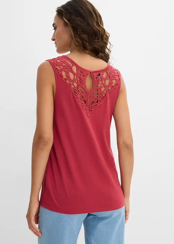 Top con pizzo, bonprix